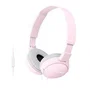 Sony Auriculares MDR-ZX110AP con Micrófono Jack 3.5mm Color Rosa